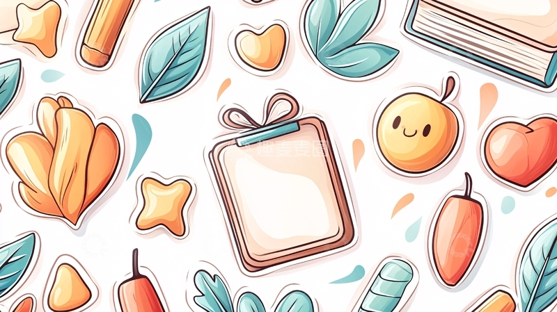 高清大图下载【趣麦麦图】秋日手账贴纸素材集合