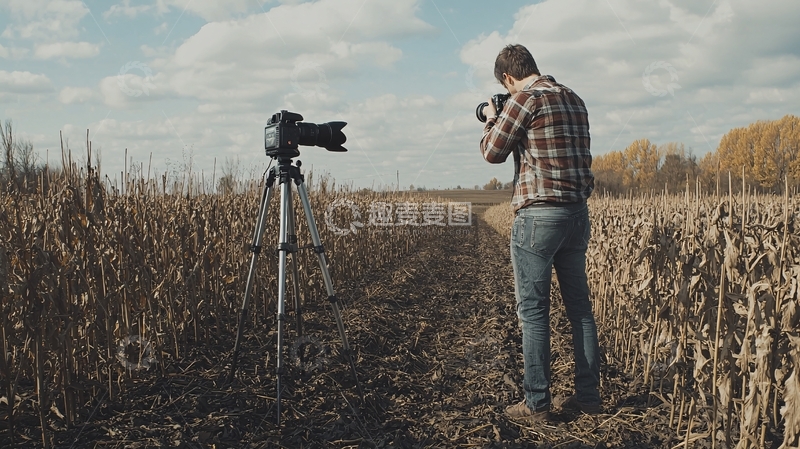 高清大图下载【趣麦麦图】田间的自然摄影活动