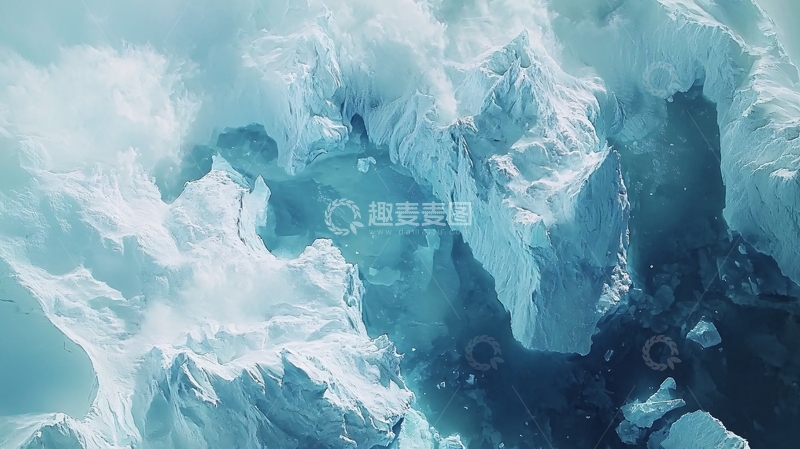 高清大图下载【趣麦麦图】冰川奇观高清图片