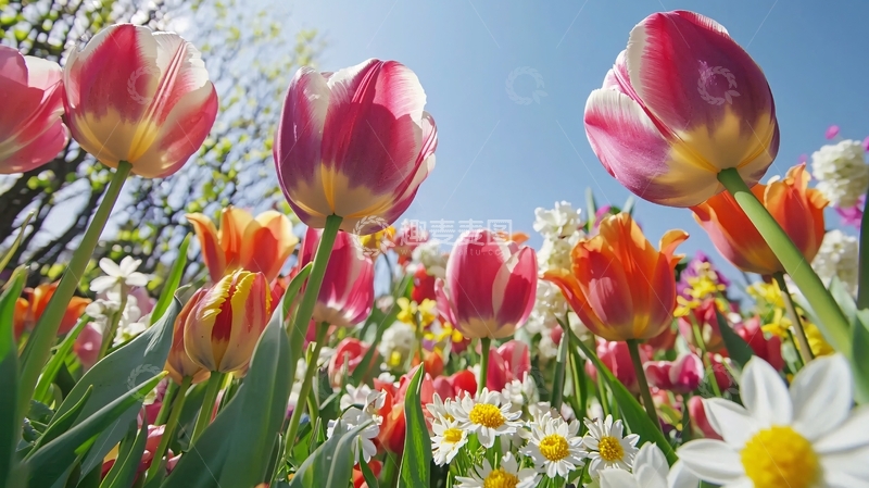 高清大图下载【趣麦麦图】春季花海高清图片