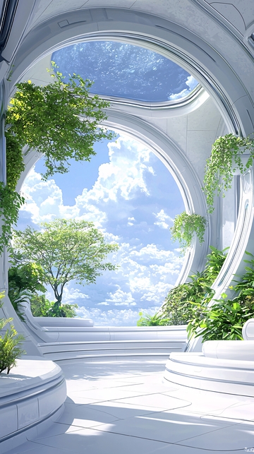 未来科技室内植物景观