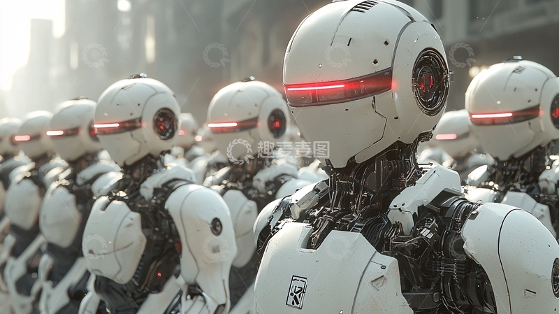 高清大图下载【趣麦麦图】未来战争中的自主防御系统