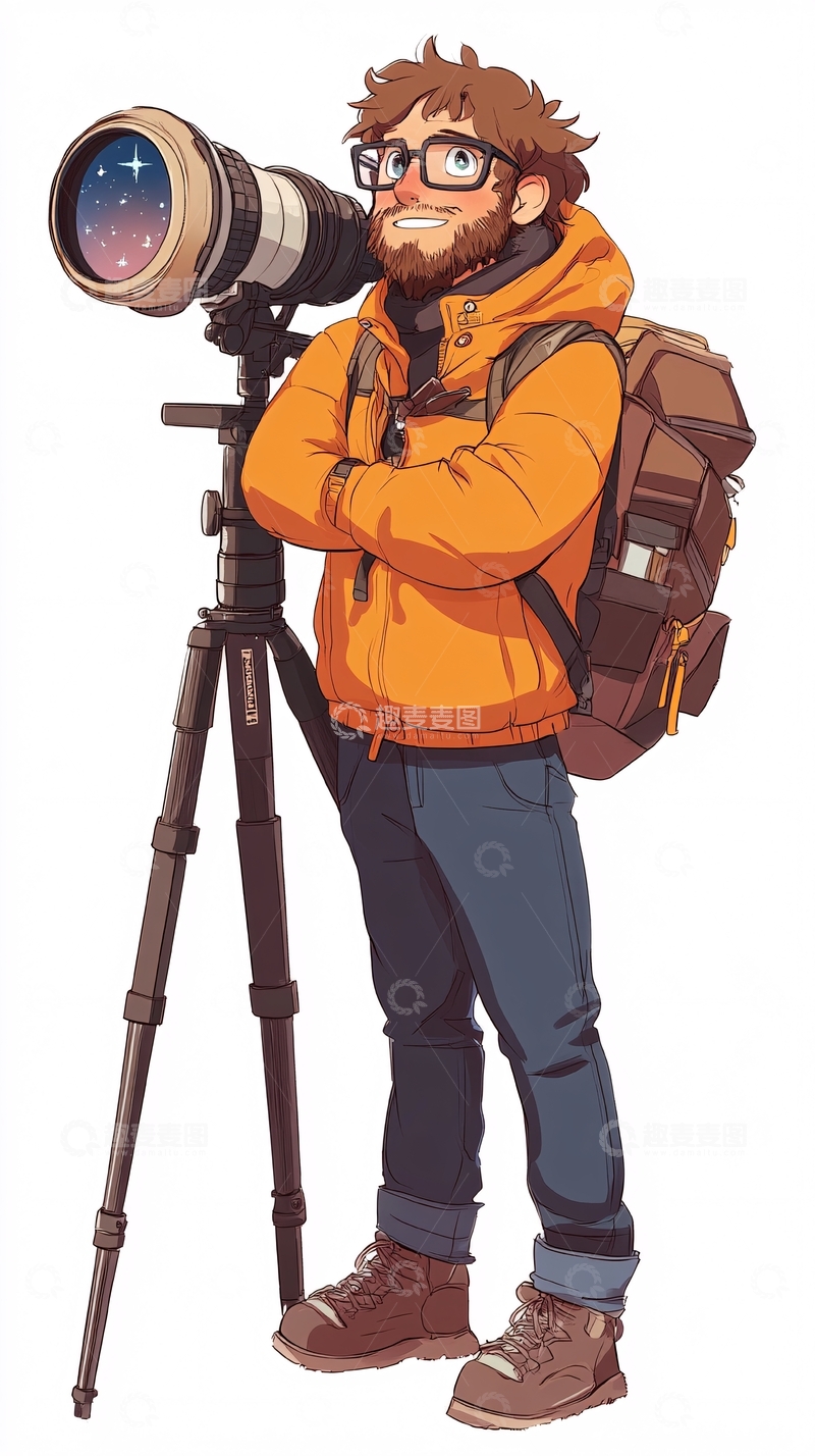 高清大图下载【趣麦麦图】天文学家高清图片