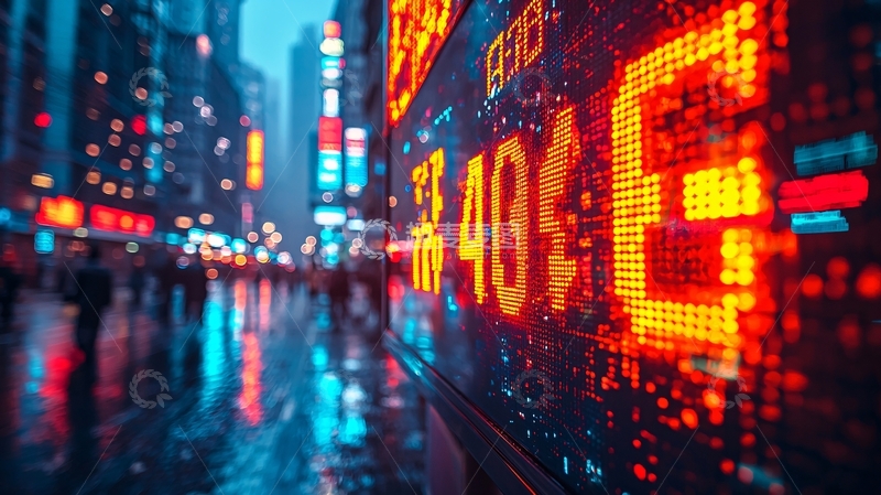 高清大图下载【趣麦麦图】股票交易所实时数据