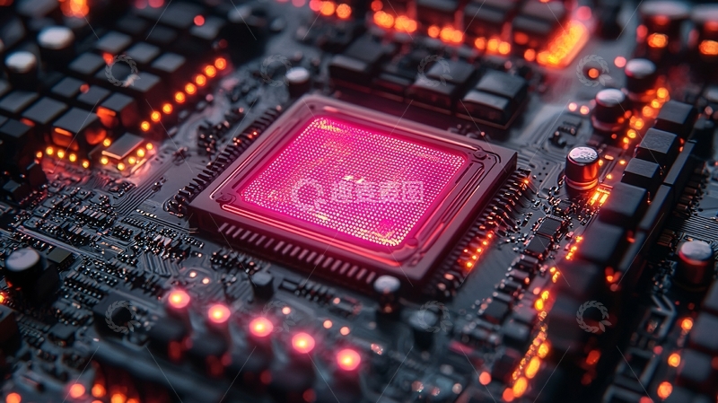 高清大图下载【趣麦麦图】量子计算机核心内部