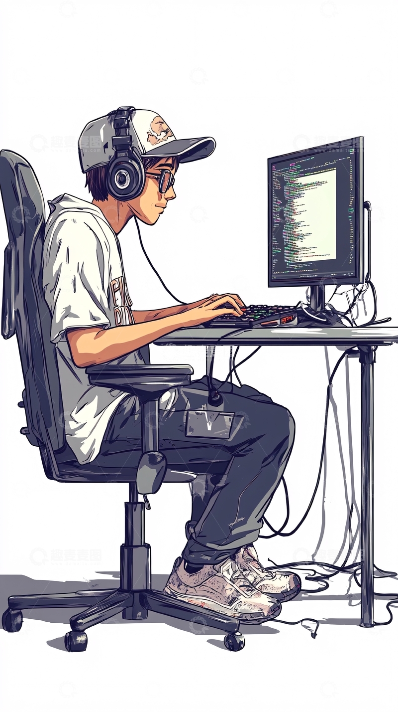 高清大图下载【趣麦麦图】软件工程师高清图片