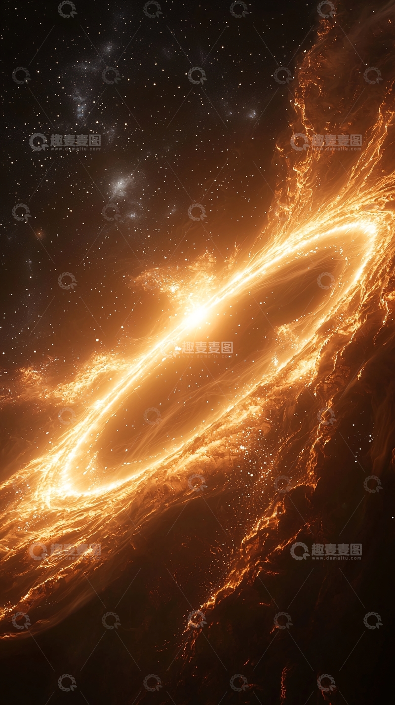 高清大图下载【趣麦麦图】星系漩涡背景图