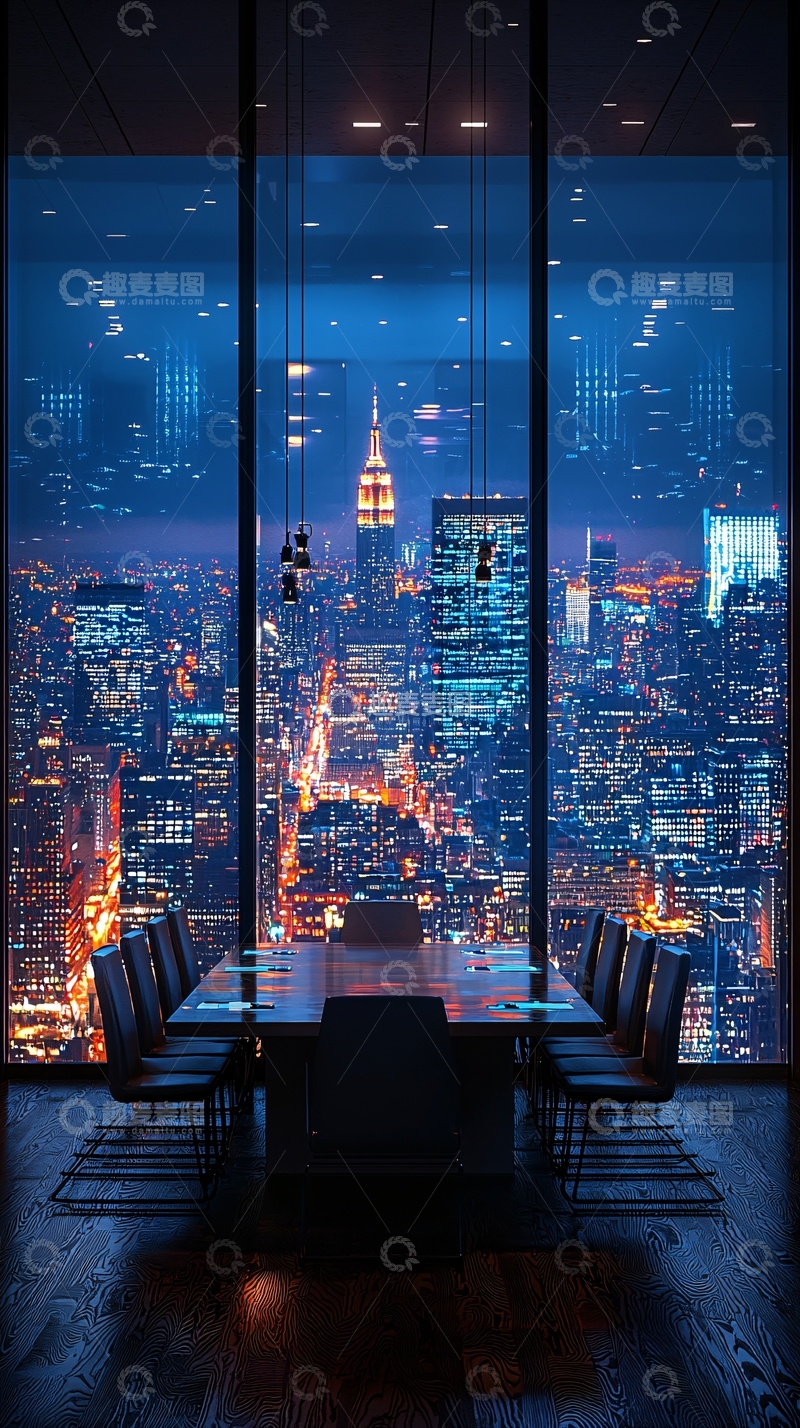 高清大图下载【趣麦麦图】高科技会议厅设计