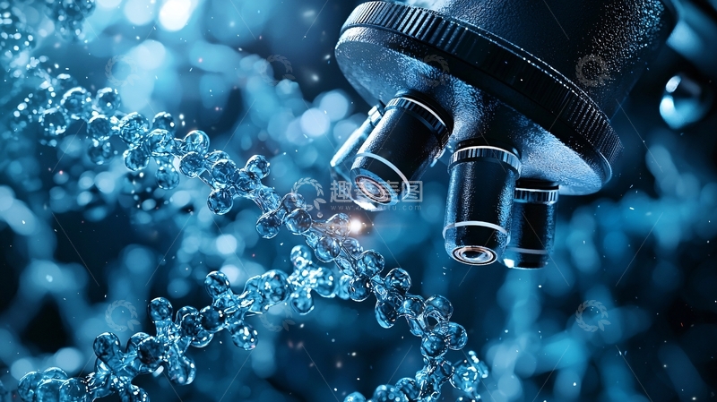 高清大图下载【趣麦麦图】基因编辑实验室的科技场景
