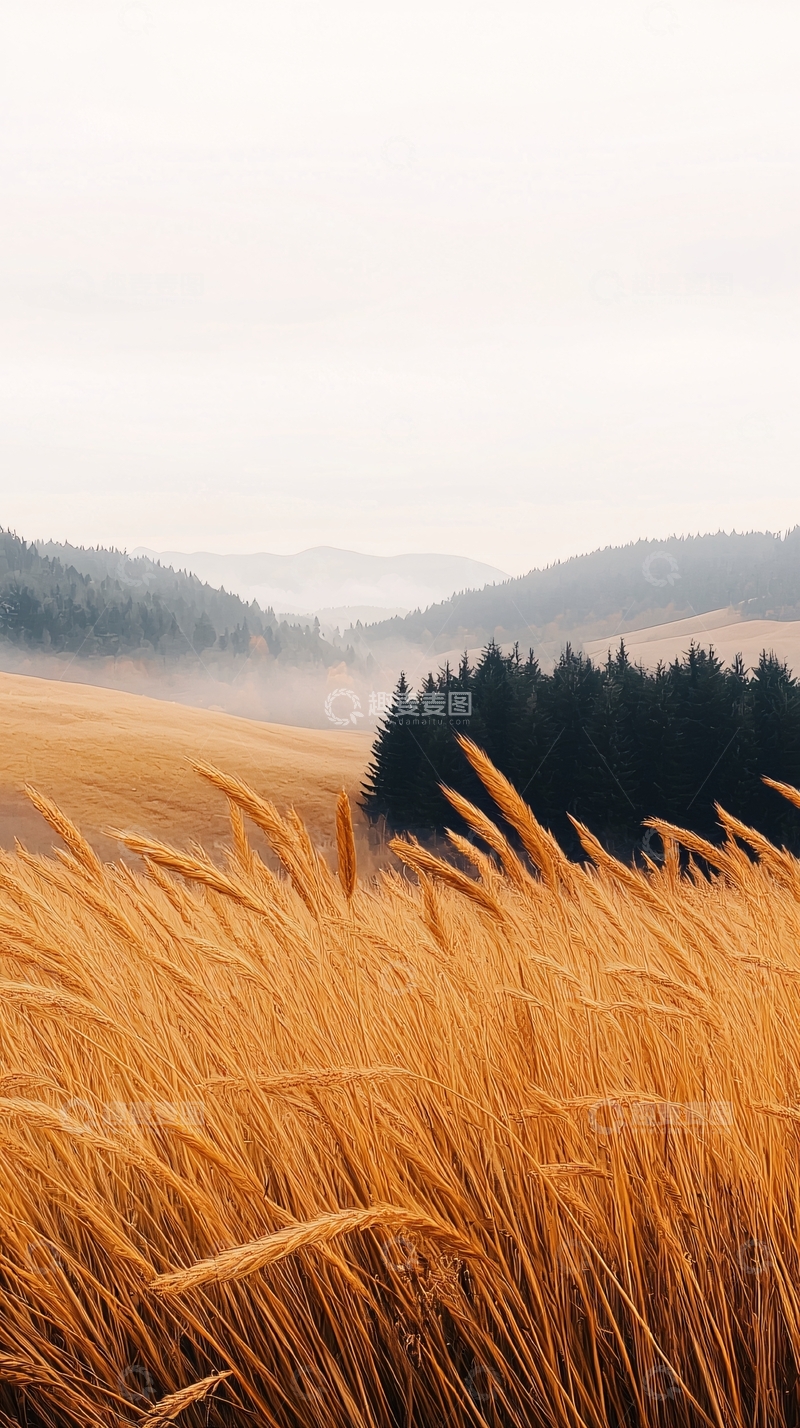 高清大图下载【趣麦麦图】秋日田野风景8