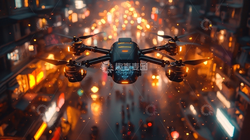 高清大图下载【趣麦麦图】未来购物街区的智能零售体验