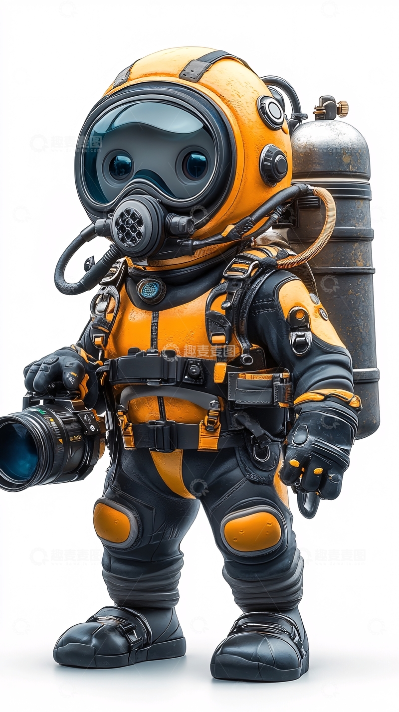 高清大图下载【趣麦麦图】潜水员高清图片