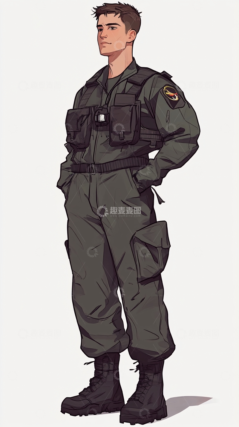 高清大图下载【趣麦麦图】飞行员高清图片