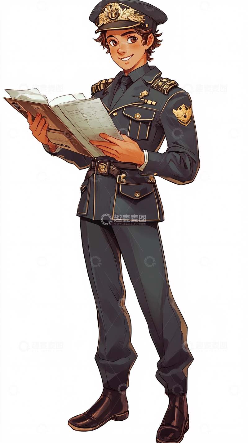 高清大图下载【趣麦麦图】飞行员高清图片