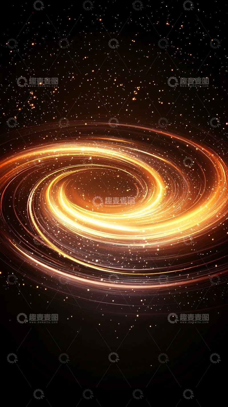 高清大图下载【趣麦麦图】星河漩涡动态壁纸