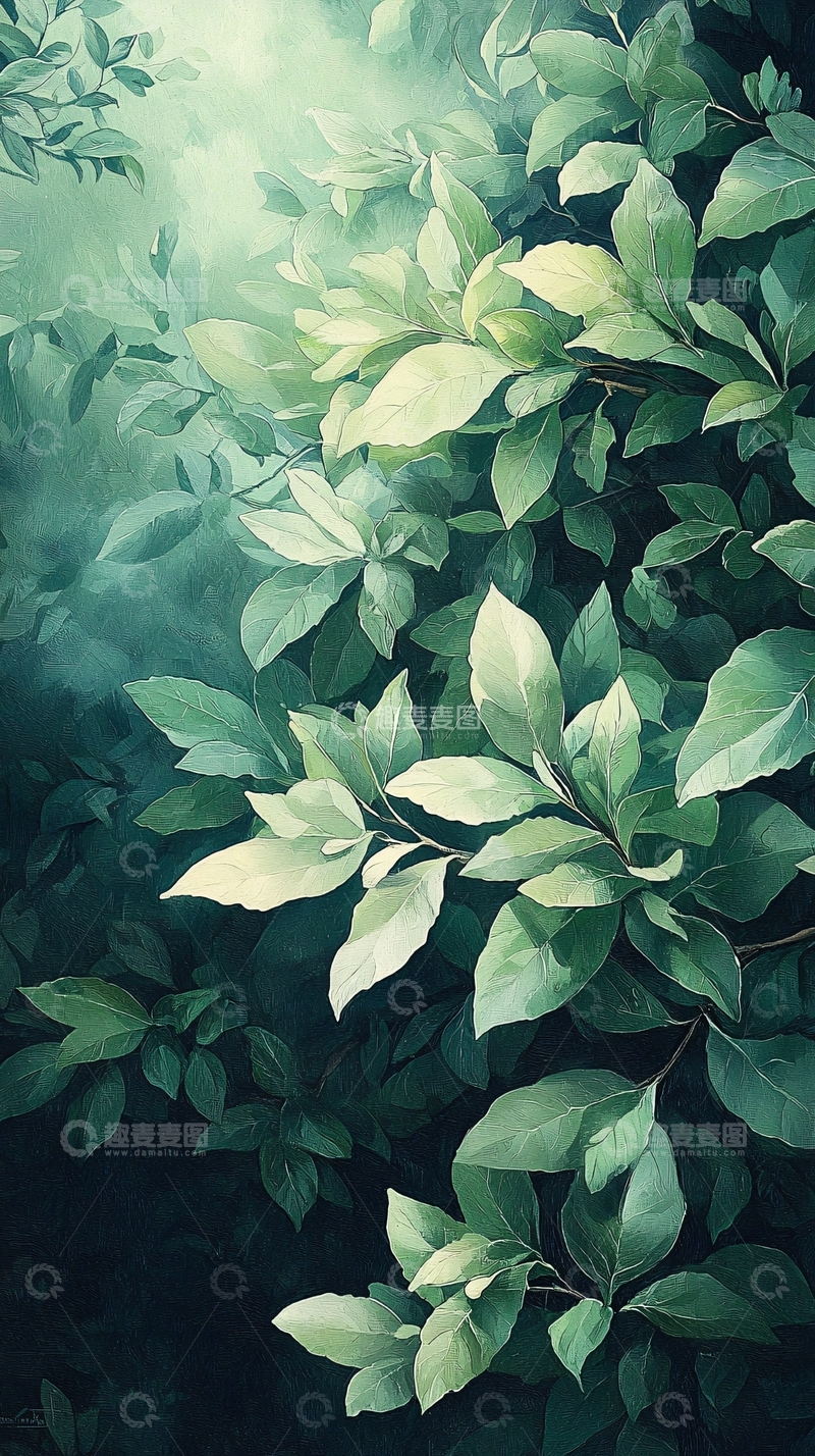 高清大图下载【趣麦麦图】绿色植物背景自然风景