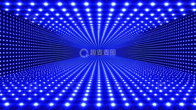 高清大图下载【趣麦麦图】蓝色光效激光电子网