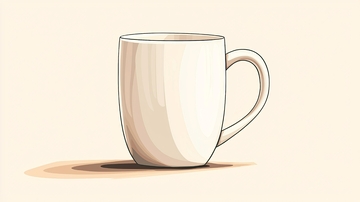 咖啡杯插画素材