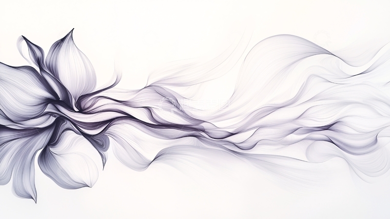 高清大图下载【趣麦麦图】抽象线条艺术背景图