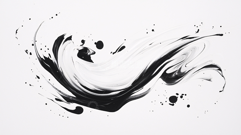 高清大图下载【趣麦麦图】抽象水墨流动艺术背景