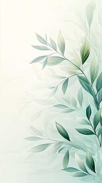 清新植物背景图