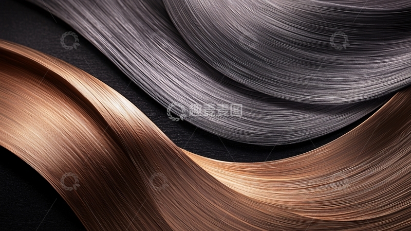 高清大图下载【趣麦麦图】金属质感波纹纹理背景
