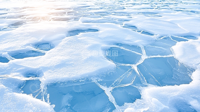 高清大图下载【趣麦麦图】冰裂纹背景素材