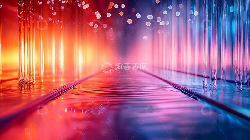 高清大图下载【趣麦麦图】梦幻光影走廊