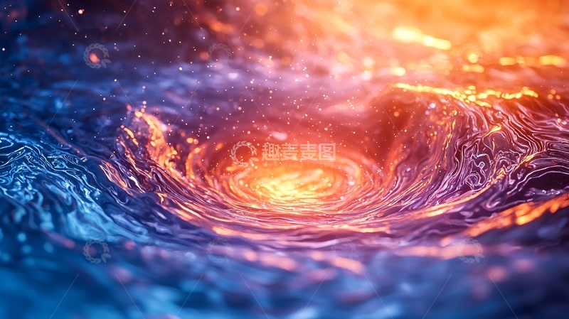 高清大图下载【趣麦麦图】漩涡中的光影流动