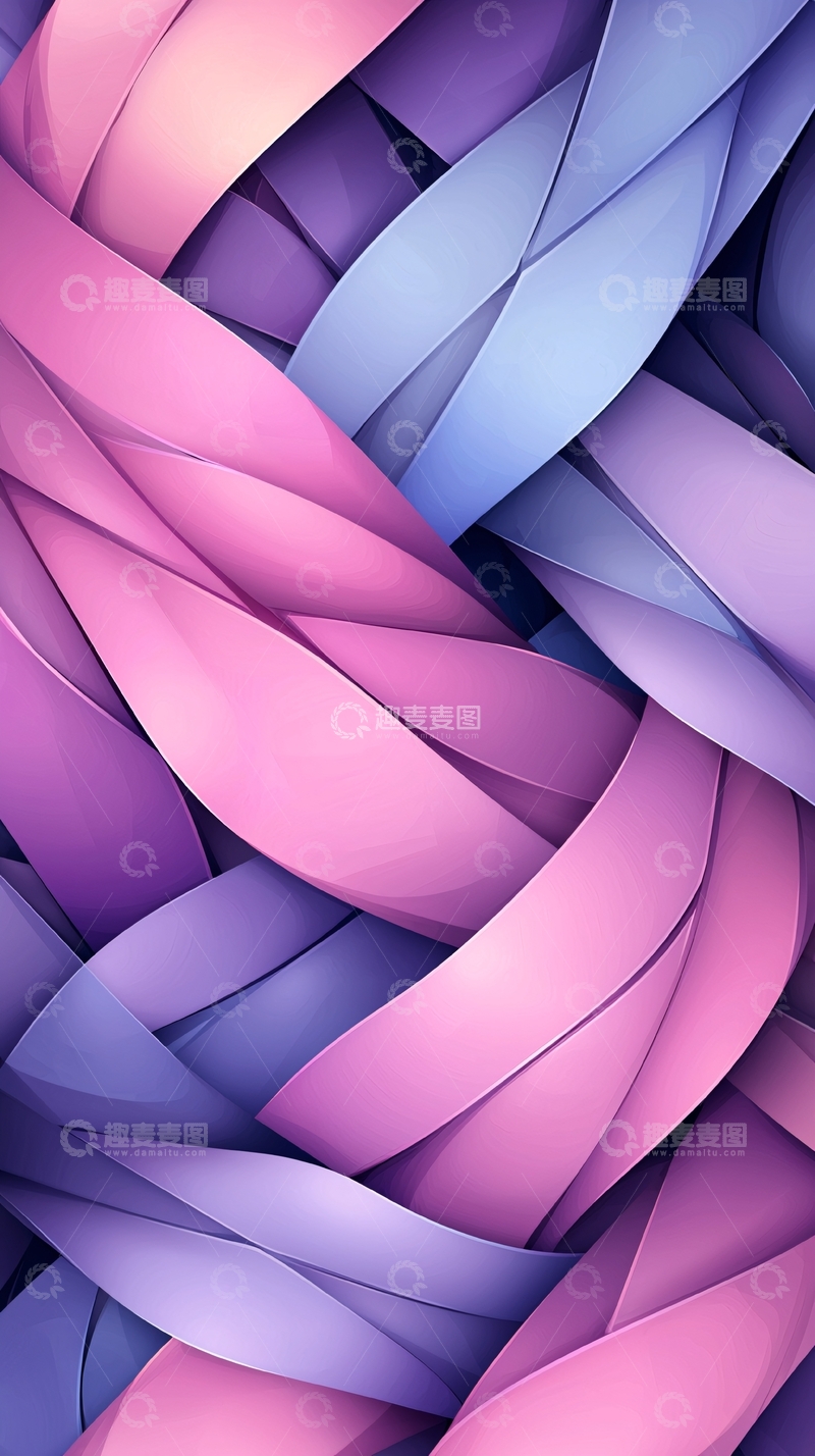 高清大图下载【趣麦麦图】紫色渐变几何抽象背景