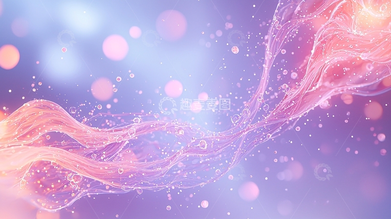 高清大图下载【趣麦麦图】梦幻流动液体背景素材