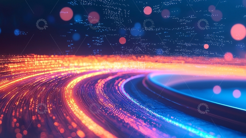 高清大图下载【趣麦麦图】光速流动的夜景