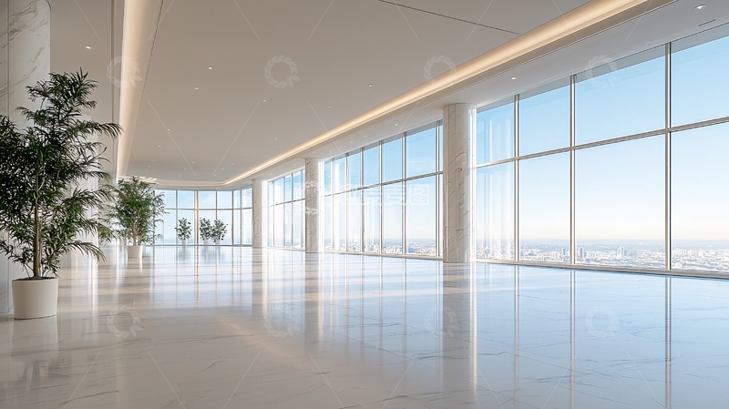 高清大图下载【趣麦麦图】现代高层建筑室内景观