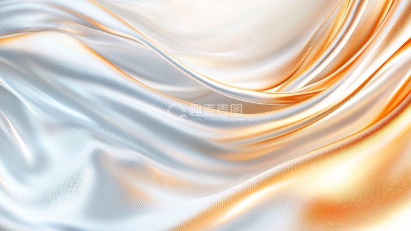 金色波纹抽象背景