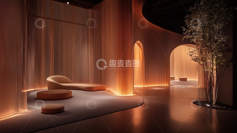 高清大图下载【趣麦麦图】现代简约室内设计展示厅