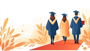 毕业典礼上的学生