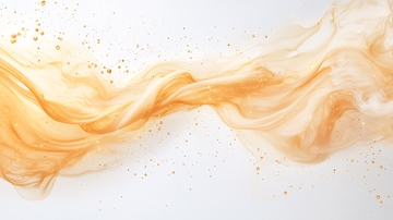 金色液体流动抽象艺术背景