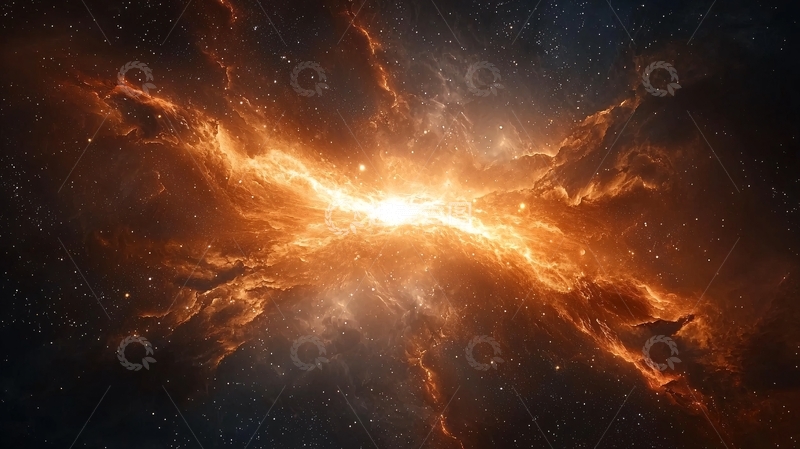 高清大图下载【趣麦麦图】星云爆炸光芒璀璨