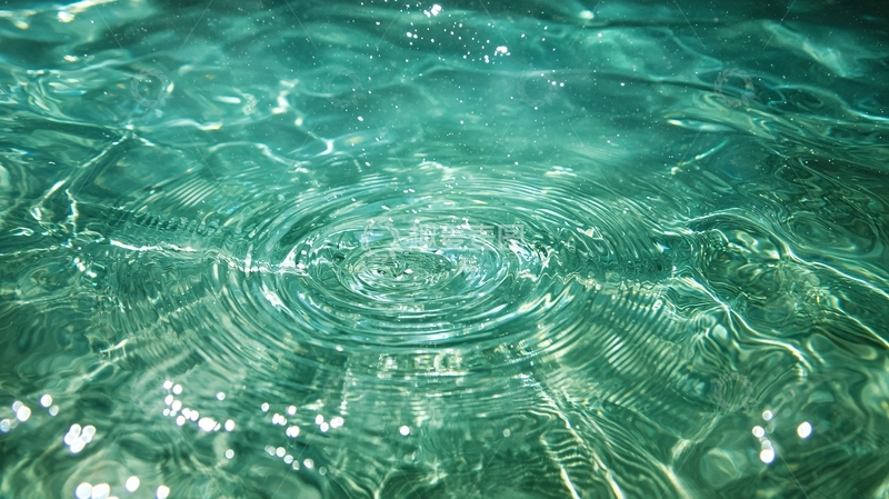 高清大图下载【趣麦麦图】清澈水面涟漪纹理背景