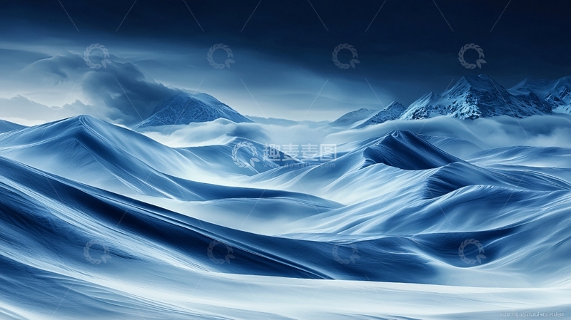 高清大图下载【趣麦麦图】雪域山川高清图片
