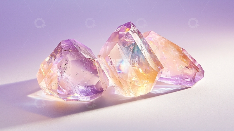 高清大图下载【趣麦麦图】梦幻宝石水晶装饰素材