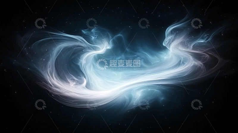 高清大图下载【趣麦麦图】宇宙星云动态流光效果