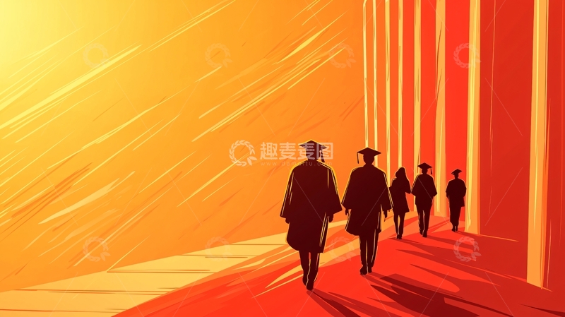 高清大图下载【趣麦麦图】-毕业典礼剪影