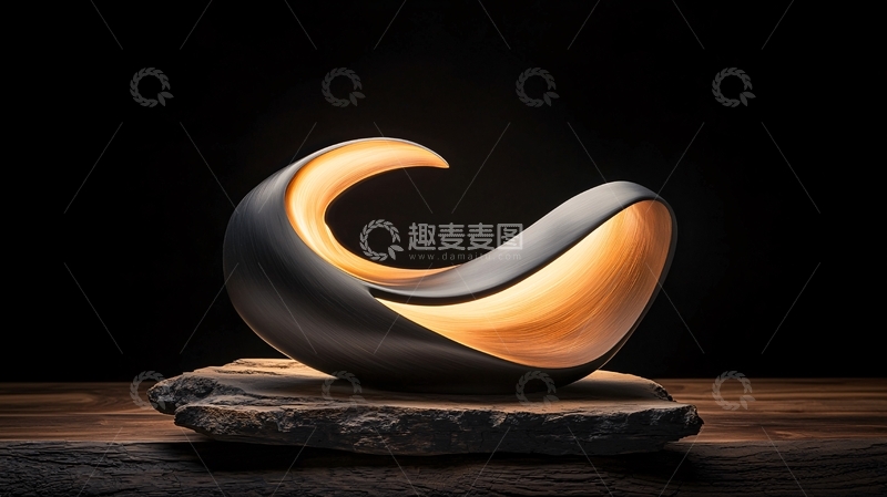 高清大图下载【趣麦麦图】光与影的艺术雕塑