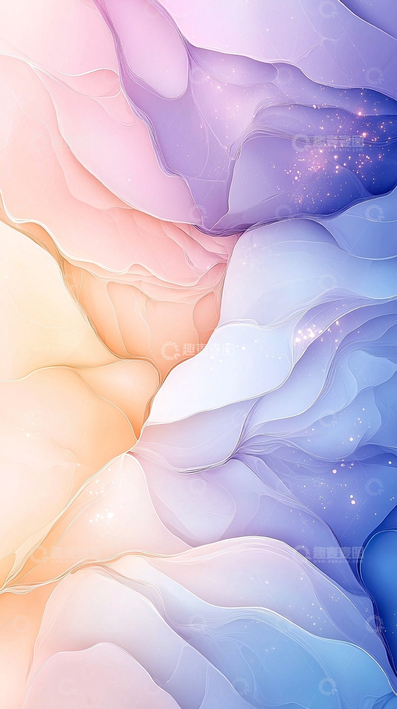 高清大图下载【趣麦麦图】梦幻渐变抽象艺术背景图