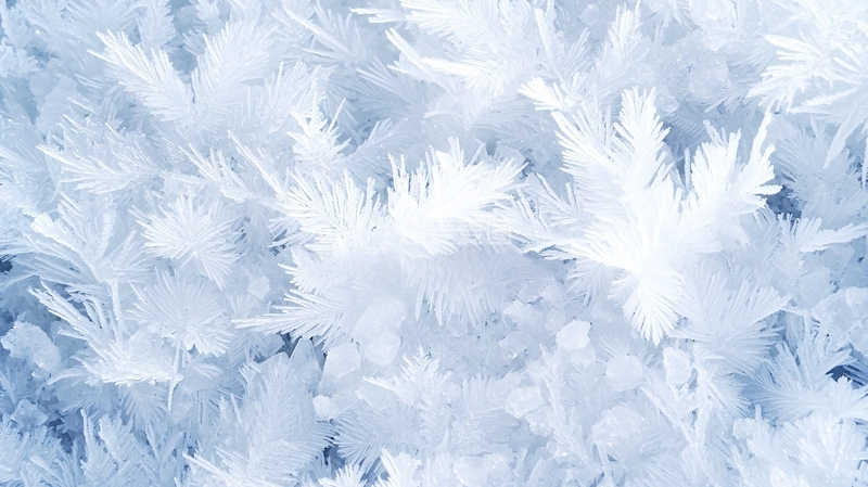 高清大图下载【趣麦麦图】冰晶雪花背景素材