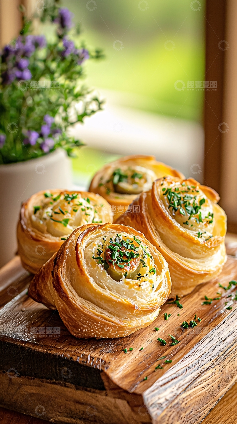高清大图下载【趣麦麦图】法式酥皮卷菜卷