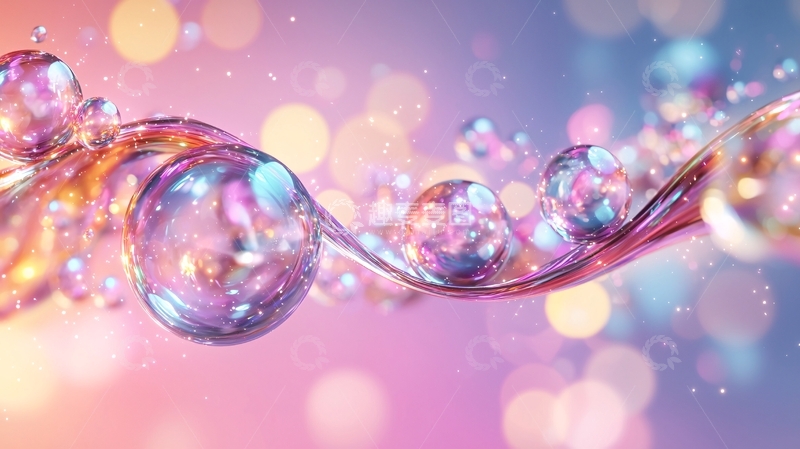 梦幻泡泡背景素材