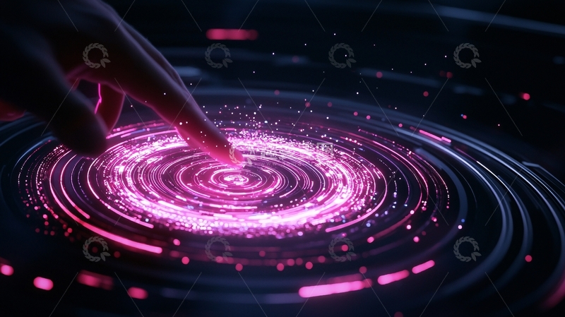 高清大图下载【趣麦麦图】触控未来科技界面