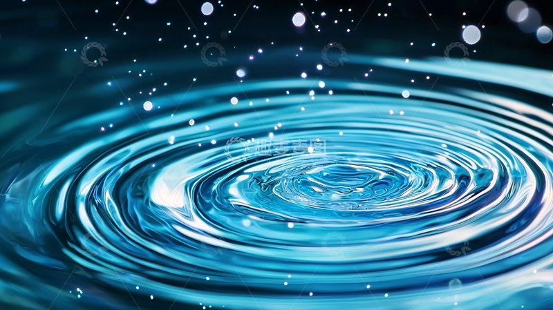 高清大图下载【趣麦麦图】水波涟漪动态效果背景图